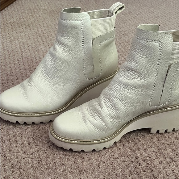 Dolce Vita Off-White Ankle Booties - Picture 4 of 5